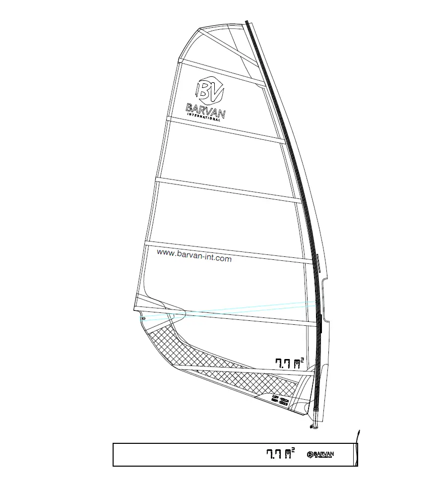 BV Flightier Hybird Camber 7 Batten BVSFLIGHT