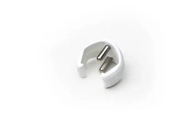 UNIFIBER Double Pin Lock (Hard Plastic) - White UF60000