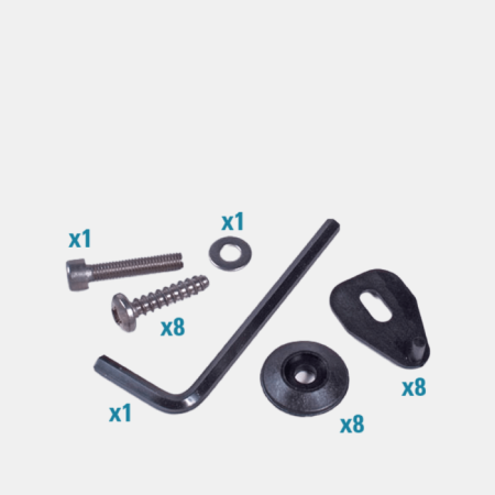 TAHE Screw Set Techno (6Mx27)x8 Fin screw M6x30 30752