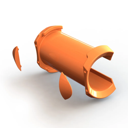 [UFBP10325] UNIFIBER Modular Boom Head Carbon Shim + 2 Bumpers UF012010