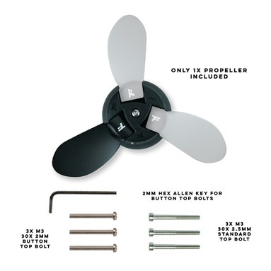 [FDA000089] FOIL DRIVE Three Blade Propeller Upgrade