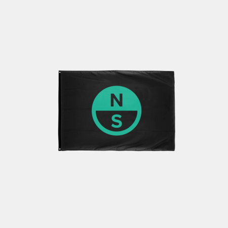 [NOZ241013] NORTH North Logo Flag Small set of 3 241013