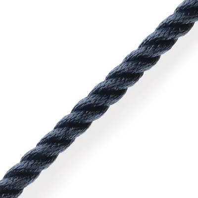 [MRRAA0000NAV040] MARLOW 3 STRAND POLYESTER Solid Colour AA