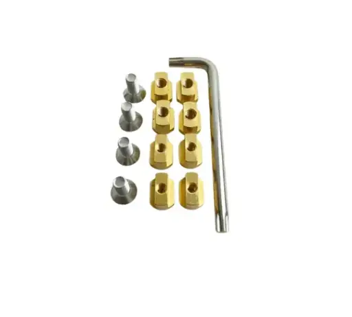 [DFP408081C99020] DUOTONE DTF-Screw Set Foil Mounting System Air (incl.nuts) (4pcs) 42240-8081