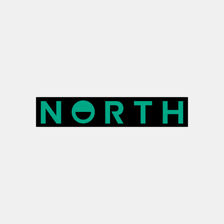 [NOZ241040] NORTH Wordmark Promo Sticker Large10 85011.241040