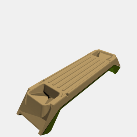 [TBA106410] TAHE SPORTYAK 245 GREEN BENCH & BUNGEE CORD